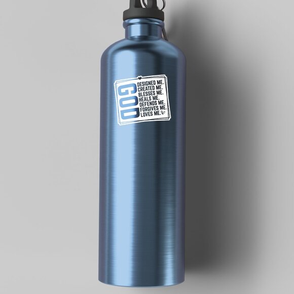 3pc - God Designed Created Blessed Me Sticker Decal Pack – Tumbler, Laptop - Picture 4 of 7